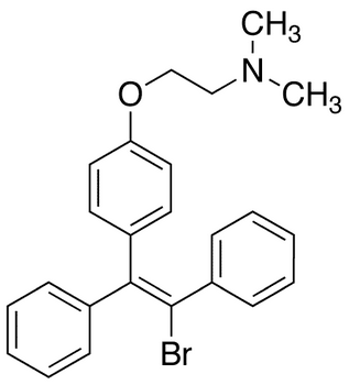 trans-(E)-1-Bromo-2-[4-[2-(dimethylamino)ethoxy]phenyl]-1,2-diphenylethene - Chemical structure and product image
