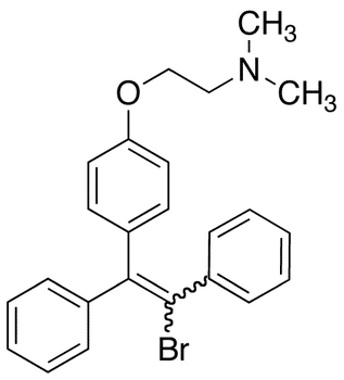 (E,Z)-1-Bromo-2-[4-[2-(dimethylamino)ethoxy]phenyl]-1,2-diphenylethene - Chemical structure and product image