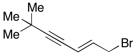 1-Bromo-6,6-dimethyl-2-hepten-4-yne(Mixture of cis-trans isomers) - Chemical structure and product image