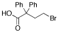 4-Bromo-2,2-diphenylbutyric Acid - Chemical structure and product image