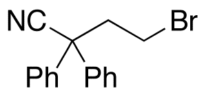 4-Bromo-2,2-diphenylbutyronitrile - Chemical structure and product image