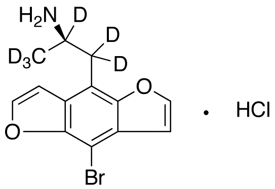 (R)-(-)-Bromo Dragonfly-d6 Hydrochloride - Chemical structure and product image