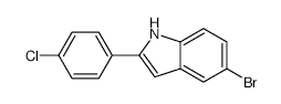 5-Bromo-2-(4-chlorophenyl)-1h-indole - Chemical structure and product image