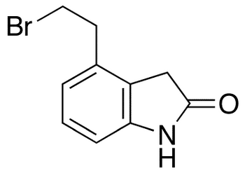 4-(2-Bromoethyl)-1,3-dihydro-2H-indolin-2-one - Chemical structure and product image
