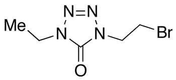 1-(2-Bromoethyl)-4-ethyl-1,4-dihydro-5H-tetrazol-5-one - Chemical structure and product image