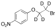 2-Bromoethyl-4-nitrophenyl Ether-d4 - Chemical structure and product image