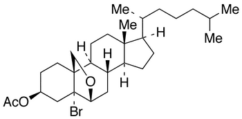 5Î±-Bromo-6,19-epoxycholestanol 3-Acetate - Chemical structure and product image