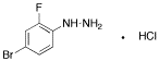 4-Bromo-2-fluorophenylhydrazine Hydrochloride - Chemical structure and product image