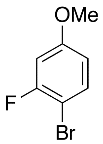 4-Bromo-3-fluoroanisole - Chemical structure and product image