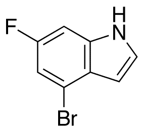 4-Bromo-6-fluoroindole - Chemical structure and product image