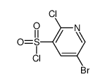 5-Bromo-2-chloropyridine-3-sulfonyl chloride - Chemical structure and product image
