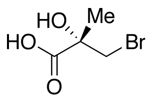 (2S)-3-Bromo-2-hydroxy-2-methylpropanoic Acid - Chemical structure and product image