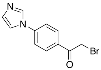 2-Bromo-4-(imidazol-1-yl)acetophenone - Chemical structure and product image