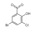 4-Bromo-2-chloro-6-nitrophenol - Chemical structure and product image