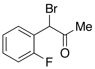 1-Bromo-1-(2-fluorophenyl)-2-propanone - Chemical structure and product image
