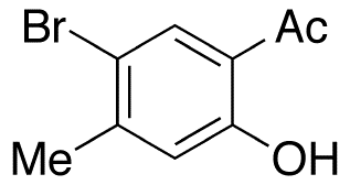 5-Bromo-2-hydroxy-4-methylacetophenone - Chemical structure and product image