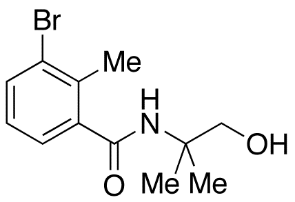 3-Bromo-N-(2-hydroxy-1,1-dimethylethyl)-2-methyl-benzamide - Chemical structure and product image