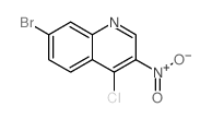 7-Bromo-4-chloro-3-nitroquinoline - Chemical structure and product image