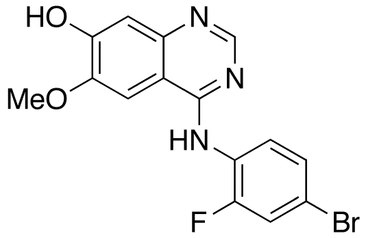 4-[(4-Bromo-2-fluorophenyl)amino]-6-methoxy-7-Quinazolinol - Chemical structure and product image