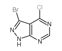 3-Bromo-4-chloro-1H-pyrazolo[3,4-d]pyrimidine - Chemical structure and product image
