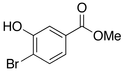 4-Bromo-3-hydroxybenzoic Acid Methyl Ester - Chemical structure and product image