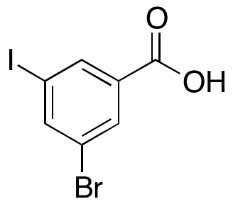 3-Bromo-5-iodobenzoic Acid - Chemical structure and product image