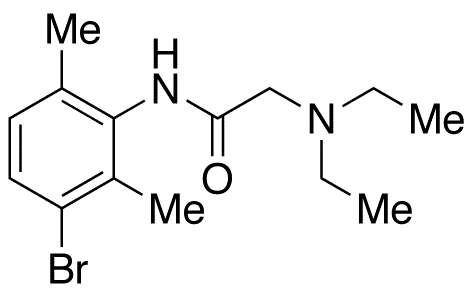3-Bromo Lidocaine - Chemical structure and product image