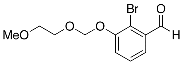 2-Bromo-3-hydroxybenzaldehyde 3-O-(2-Methoxyethoxymethyl) Ether - Chemical structure and product image