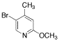 5-Bromo-2-methoxy-4-methylpyridine - Chemical structure and product image