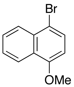 1-Bromo-4-methoxynaphthalene - Chemical structure and product image