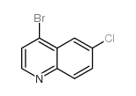 4-Bromo-6-chloroquinoline - Chemical structure and product image