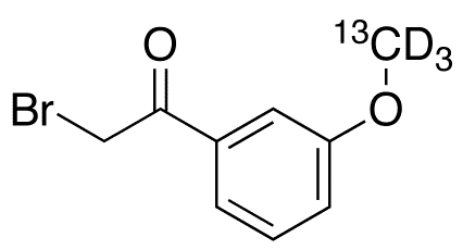 2-Bromo-3-methoxyacetophenone-13CD3 - Chemical structure and product image