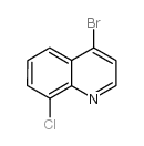 4-Bromo-8-chloroquinoline - Chemical structure and product image
