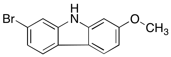2-Bromo-7-methoxy-9H-carbazole - Chemical structure and product image