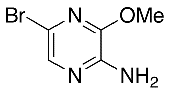 5-Bromo-3-methoxy-2-pyrazinamine - Chemical structure and product image