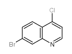 7-Bromo-4-chloroquinoline - Chemical structure and product image