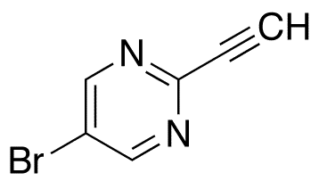 5-Bromo-2-ethynylpyrimidine - Chemical structure and product image