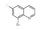 8-Bromo-6-chloroquinoline - Chemical structure and product image