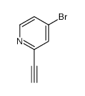 4-Bromo-2-ethynylpyridine - Chemical structure and product image