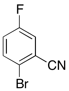 2-Bromo-5-fluorobenzonitrile - Chemical structure and product image