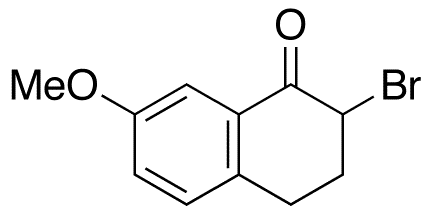 2-Bromo-7-methoxy-1-tetralone - Chemical structure and product image