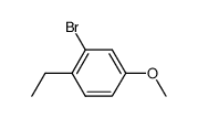 2-Bromo-1-ethyl-4-methoxybenzene - Chemical structure and product image