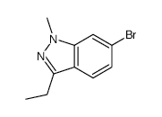 6-Bromo-3-ethyl-1-methylindazole - Chemical structure and product image