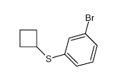 1-Bromo-3-cyclobutylthiobenzene - Chemical structure and product image