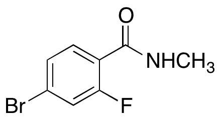 4-Bromo-2-fluoro-N-methylbenzamide - Chemical structure and product image