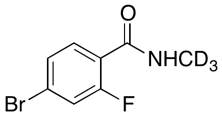 4-Bromo-2-fluoro-N-methylbenzamide-d3 - Chemical structure and product image