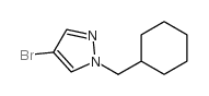 4-Bromo-1-(cyclohexylmethyl)pyrazole - Chemical structure and product image