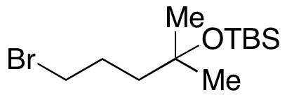 (4-Bromo-1,1-dimethylbutoxy)(1,1-dimethylethyl)dimethylsilane - Chemical structure and product image