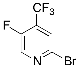 2-Bromo-5-fluoro-4-(trifluoromethyl)pyridine - Chemical structure and product image