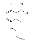 6-Bromo-2-fluoro-3-propoxyphenylboronic Acid - Chemical structure and product image